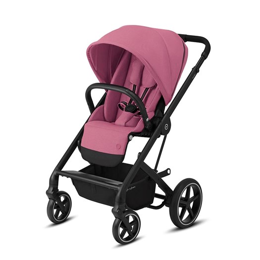 Cybex Balios S Lux sittvagn magnolia pink/svart chassi