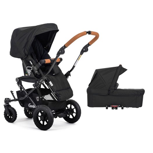 Emmaljunga Viking sittvagn + liggdel, outdoor black - Bild 2