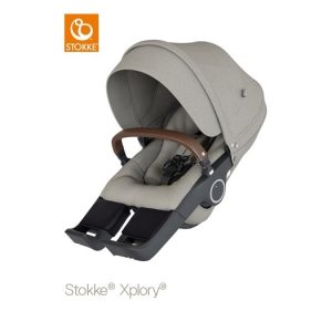 Stokke Xplory V6 & Trailz sittdel, brushed grey