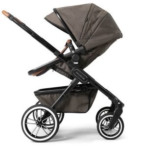 Teutonia Trio duovagn, urban coyote/svart chassi