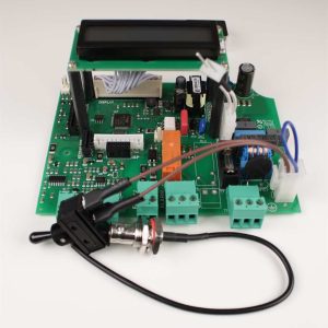 Styrkort med orange LCD Display
